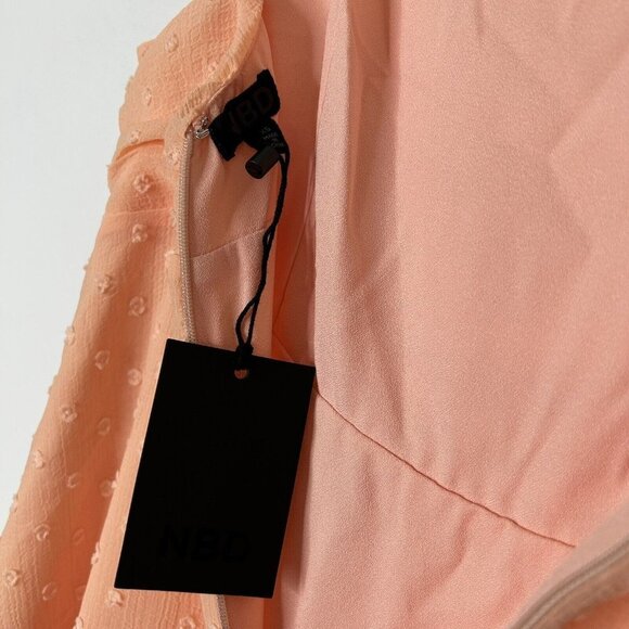 NEW NBD Peach Midi Dress Size XS - Picture 11 of 14